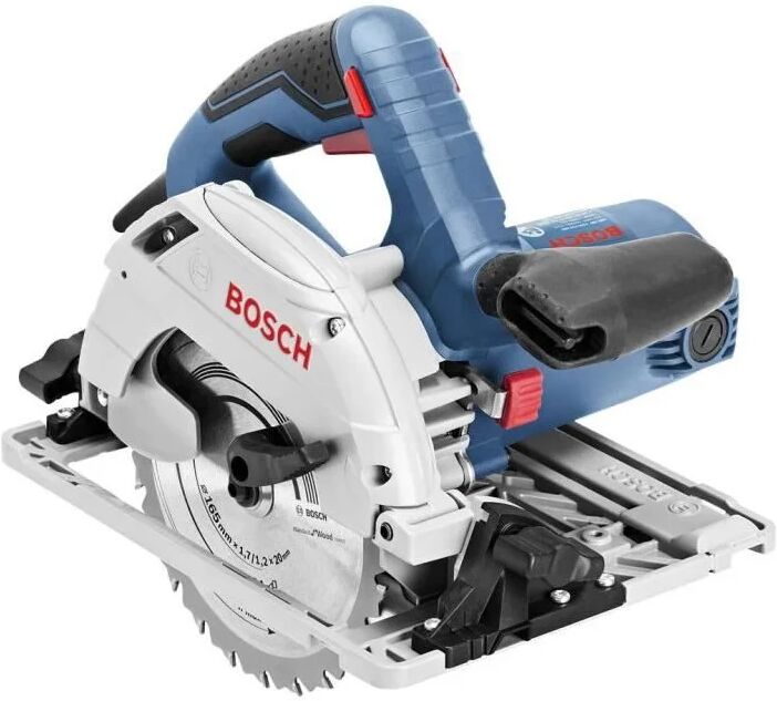 bosch sega circolare manuale gks 55+g (profondit� di taglio fino a 63 mm, attacco parallelo, in cartone)