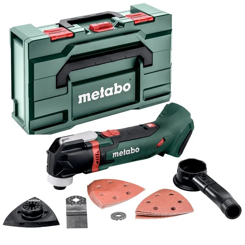 metabo strumento multifunzione 18 v mt 18 ltx - pick+mix (senza batteria), valigetta x con accessori