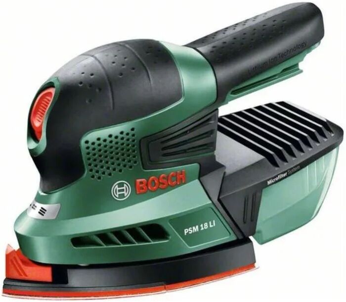 bosch batteria multi grinder psm 18 li nella batteria / caricabatterie di cartone