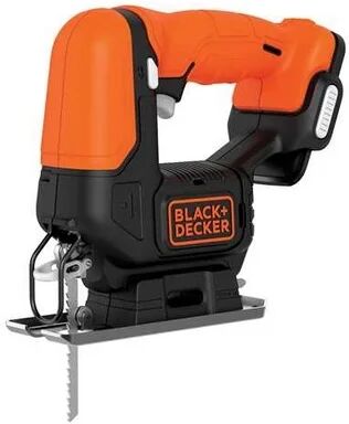 black & decker bdcjs12n-xj seghetto alternativo a batteria - 12 v - profondità di taglio: 16 mm - legno: 52 mm - metallo: 5 mm - alluminio: 17 mm - senza batteria