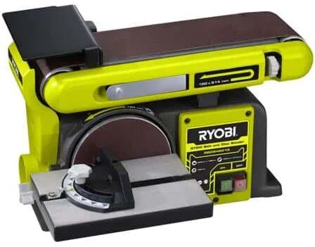 ryobi - levigatrice a nastro e a disco fissa 370 w Ø 150 mm 492 rpm - rbds4601g