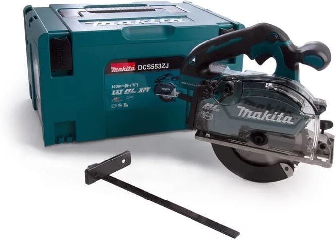 makita dcs 553 zj scie circulaire à main sans fil 18v 150 mm brushless + coffret makpac - sans batterie, sans chargeur