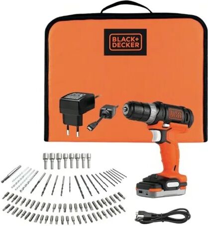 trapano avvitatore batteria black & decker bdcdd12s1a