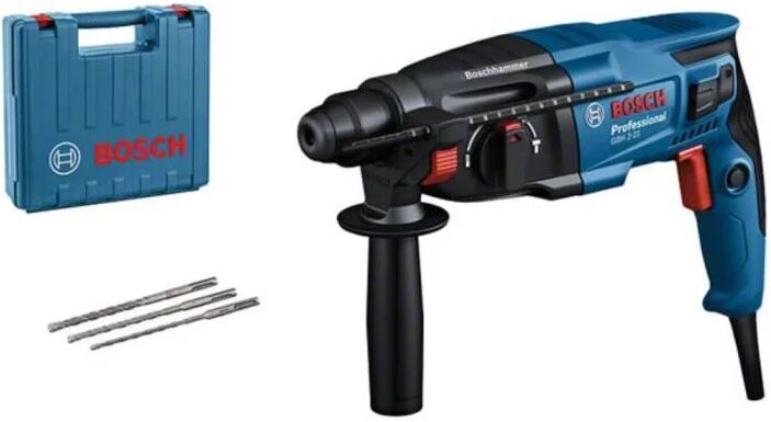 bosch drill hammer con sds plus gbh 2-21 incl. accessori e valigie