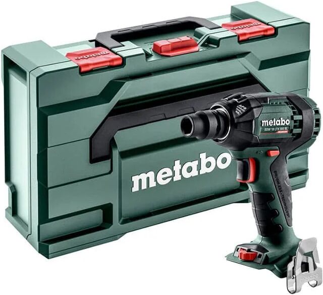 Metabo Avvitatore a impulsi 18 V SSW 18 LTX 300 BL - Pick+Mix (senza batteria), valigetta x