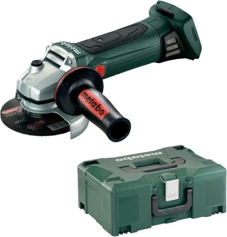 Metabo Smerigliatrice 125 mm 18 VW 18 LTX 125 Quick - Pick+Mix (senza batteria), valigetta x