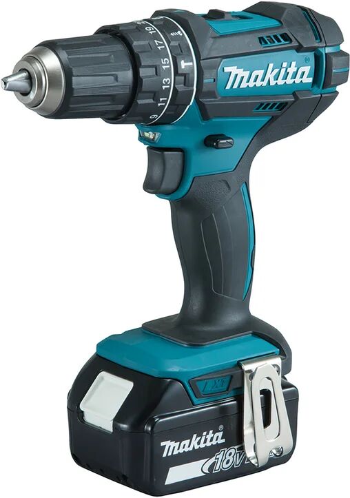 Makita Trapano avvitatore a batteria DHP482RFX9 18 V, 3 Ah, 2 batterie con valigetta