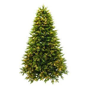 Leroy Merlin Albero di Natale artificiale Majestic Led verde con illuminazione H 210 cm x Ø 145 cm