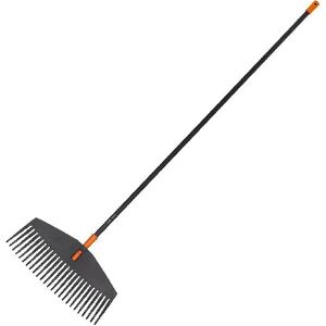 Fiskars 1003465 Scopa da Giardino Esterni Denti Flessibili Larghezza 170 cm Manico in Alluminio