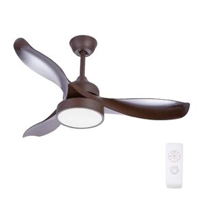 Leroy Merlin Ventilatore da soffitto Ramona, marrone, Ø 114 cm