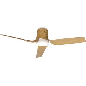 MANTRA Ventilatore da soffitto USHUAIA, marrone, Ø 133 cm, CCT, dimmerabile,