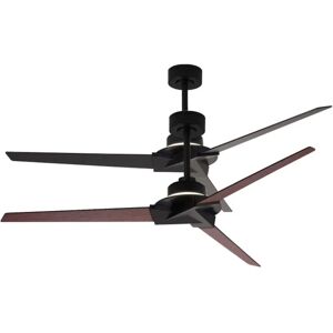 MANTRA Ventilatore da soffitto BRISA MINI, nero, Ø 150 cm, CCT, dimmerabile,