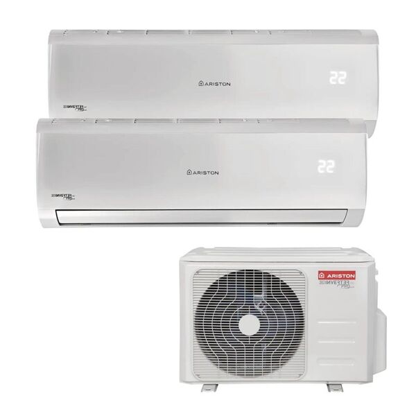 ariston condizionatore a muro multisplit  zenus 9 + 12 btu classe a+