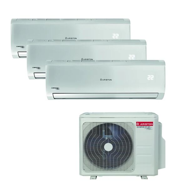 ariston condizionatore a muro multisplit  zenus 9 + 9 + 12 btu classe a++