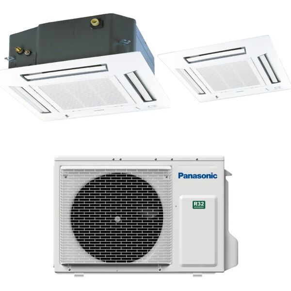 panasonic condizionatore a muro monosplit  cassetta 60x60 21000btu 21000 btu classe a++