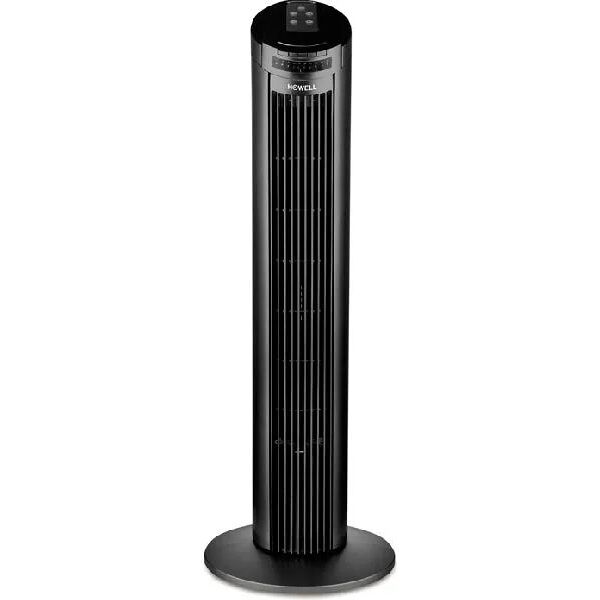 howell vett765r ventilatore a colonna torre senza pale con timer oscillante 3 velocità colore nero - vett765r