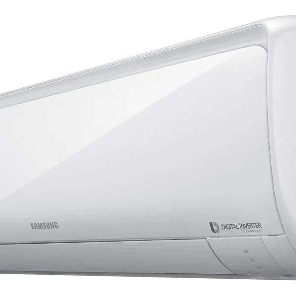 samsung climatizzatore  ar12rxfpewqneu + ar12rxfpewqxeu split system serie quantum maldives unita' esterna bianco