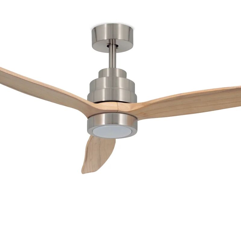 zephir ventilatore da soffitto rosignano, noce chiaro, Ø 132 cm,