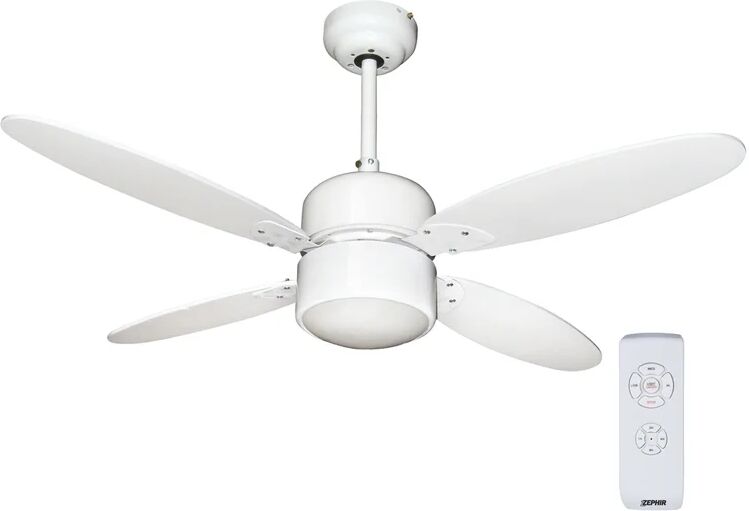 zephir ventilatore da soffitto matera, bianco, d. 107 cm