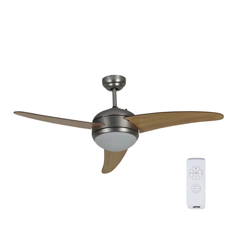 zephir ventilatore da soffitto rialto, rovere, d. 132 cm