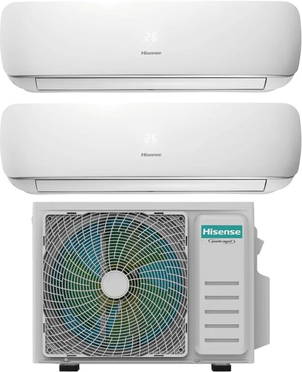 hisense condizionatore a muro multisplit  dual apple pie 4.2kw 14000 btu classe a++