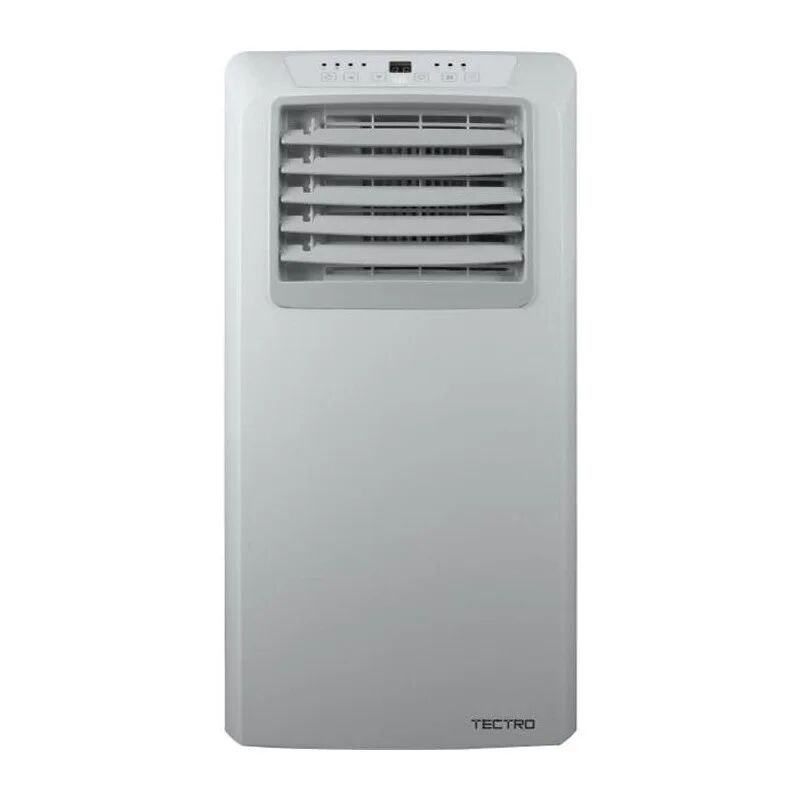 tectro qlima tp2520 - condizionatore portatile 7000 btu /h (gas r290) climatizzatore classe a funzione deumidificatore telecomando e timer