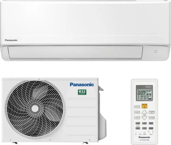 panasonic kit-fz35wke - condizionatore 12000 btu /h inverter monosplit con pompa di calore classe a++/a+ gas r32