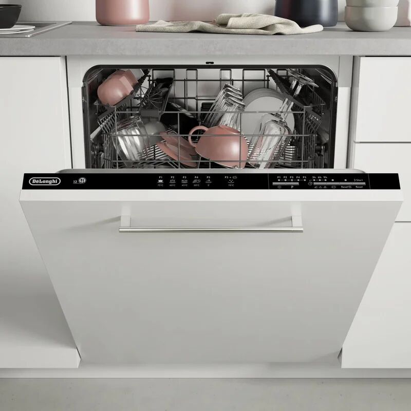 delonghi lavastoviglie a incasso 5 programmi de'longhi l6p52se