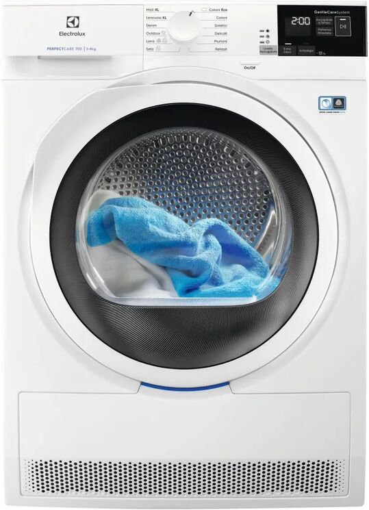 electrolux asciugatrice  ew7h492y libera installazione 8 kg