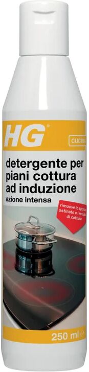 hg detergente e sgrassatore  det. azione int. piani cottura induz. per cucina piastra a induzione vetroceramica 0,25 lt