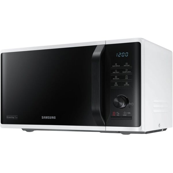 samsung microonde grill singolo, 5 funzioni  mg23k3515aw