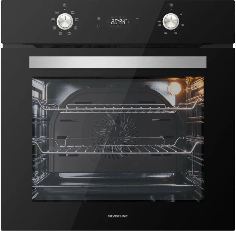 silverline forno da incasso elettrico multifunzione ventilato   bo6504b01 pulizia vapore