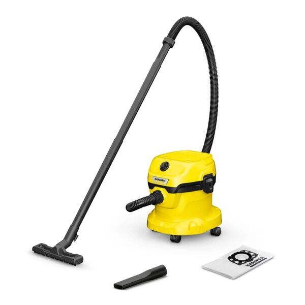 karcher aspiratore solidi e liquidi  wd 2 plus v-12/4/18 (yyy) *eu aspirazione 0.0 kpa 12.0 l 1000.0 w