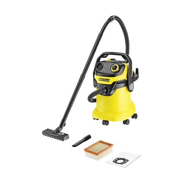 karcher aspirapolvere  wd5 25 l 200w giallo