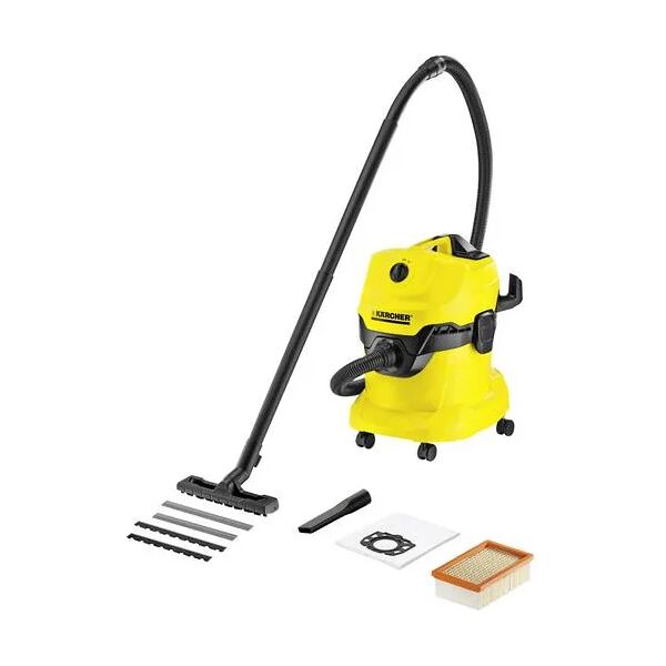 karcher bidone aspiratutto  wd 4 giallo e nero 1.348-111.0