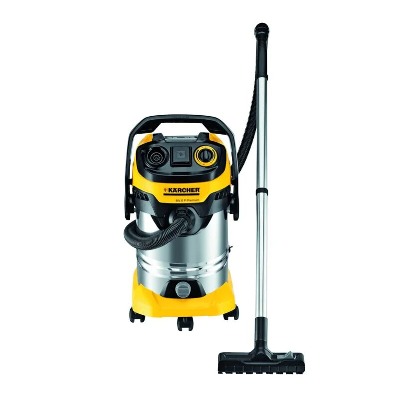 karcher aspiratore solidi e liquidi  wd 6 p premium aspirazione 24 kpa 30 l 1000 w