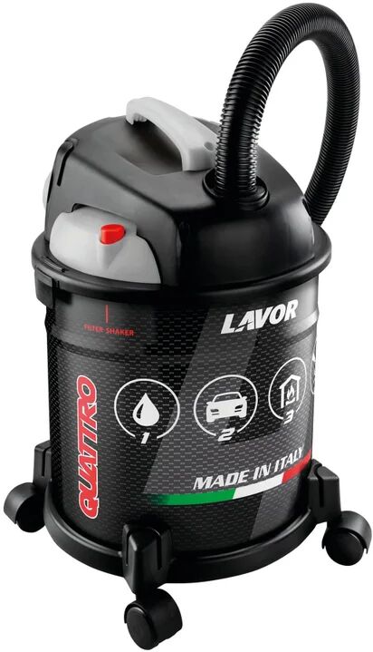 lavor aspiratore solidi e liquidi  quattro aspirazione 180 kpa 20 l 1200 w