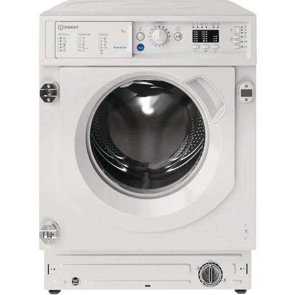 indesit lavatrice da incasso , carica frontale, bi wmil 71252 eu n, 7 kg, 1151 giri/min, e