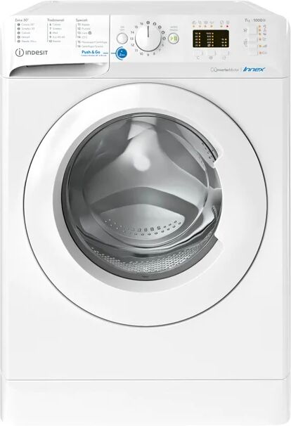 indesit lavatrice libera installazione , carica frontale, bwa 71083x w it, 7 kg, 1000 giri/min, d