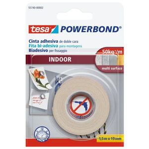 Tesa Nastro adesivo,  Powerbond®, biadesivo per fissaggio, 19 mm, 1.5 mt