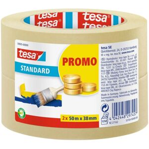 Tesa Nastro per mascheratura  set 2 pz 50 m x 38 mm superfici lisce