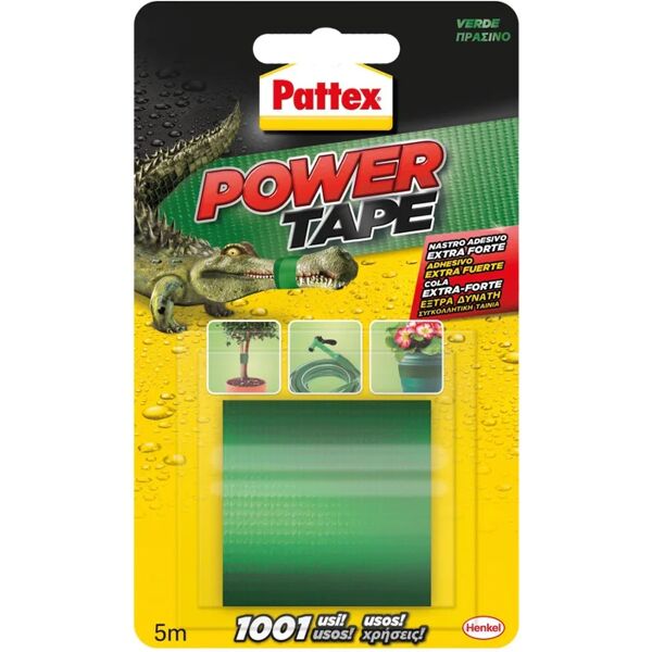 pattex nastro adesivo,  power tape per fissaggio, resistente al gelo, 50 mm, 5 mt