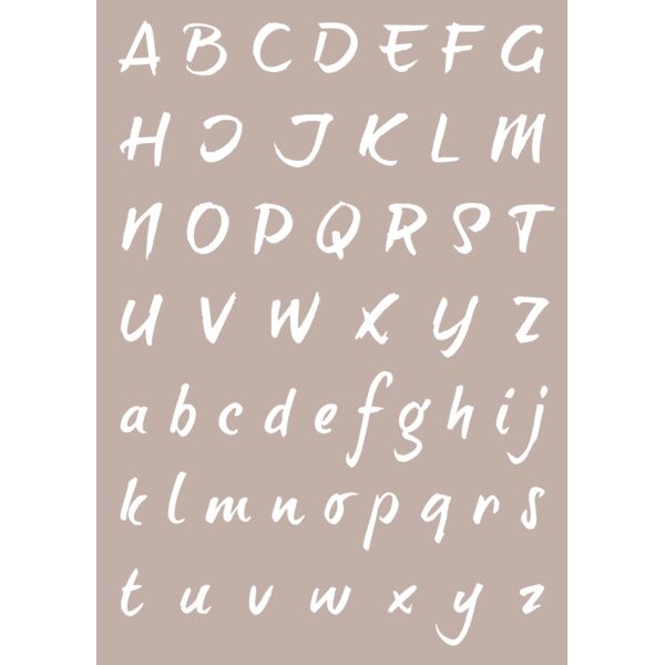 leroy merlin stencil tema lettere, parole e numeri to do 21 x 30 cm