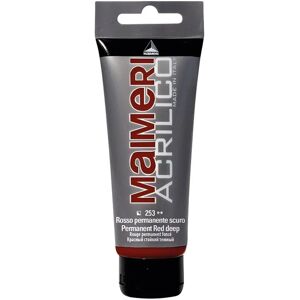 MAIMERI Colore acrilico    0.75 L rosso permanente scuro