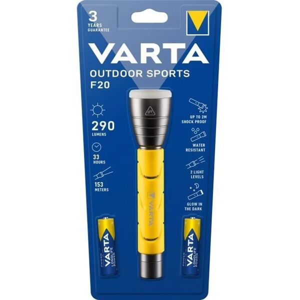 varta torcia fluorescente a 4 teste