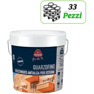 BOERO FAI DA TE Vernice da esterno  Quarzofino bianco, ruvido opaco, 14 l