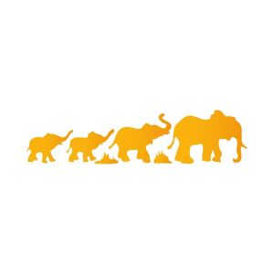 LES DECORATIVES Stencil tema personaggi e animali  Elefanti 40 x 0.1 cm