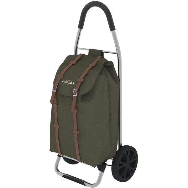 leroy merlin trolley spesa con ruote verde