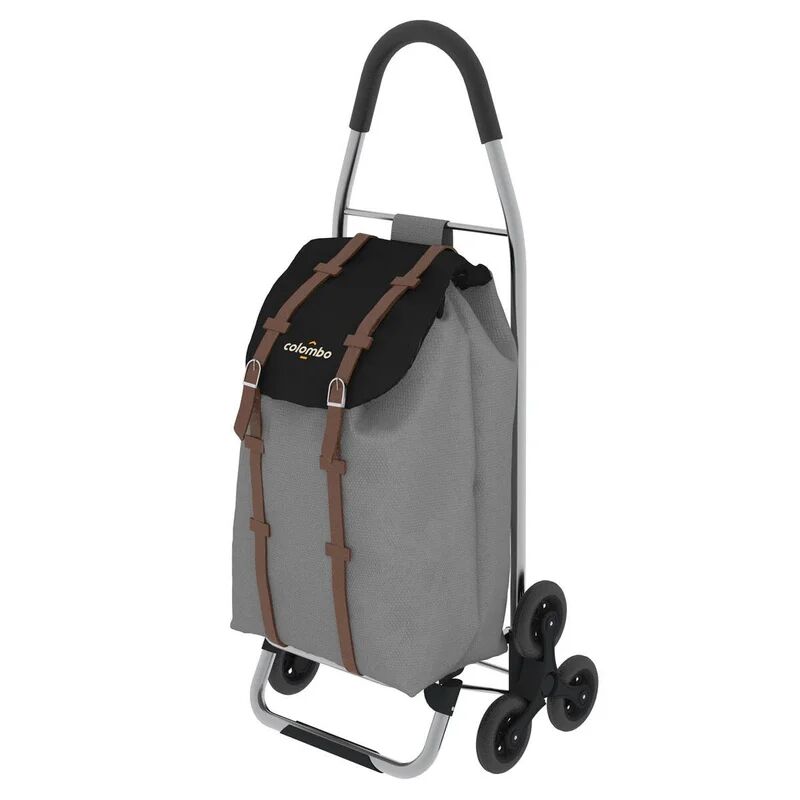 leroy merlin trolley spesa con ruote grigio / argento