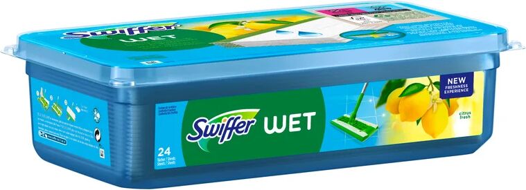 swiffer pulitore  wet ricarica 24 pezzi